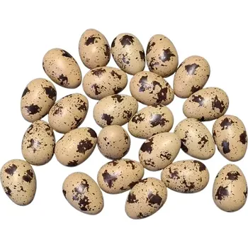 Velikonoční dekorace Vejce křepelčí plast ps3085 (velikonoční vajíčka)