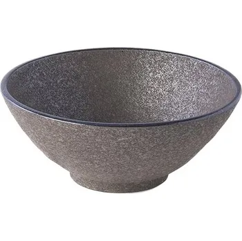 Made in Japan Earth Black Velká Udon mísa 950 ml MIJ 20 cm