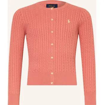Dámský svetr Polo Ralph Lauren Dívčí Pletený Kabátek, lososová, 170