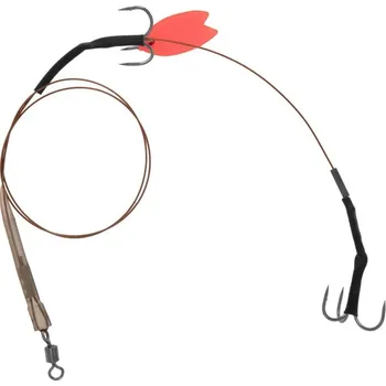 Rybářský háček Hotový Návazec Mikado Ocelové Lanko s Trojháčky Systém Na Štiky Č. 4