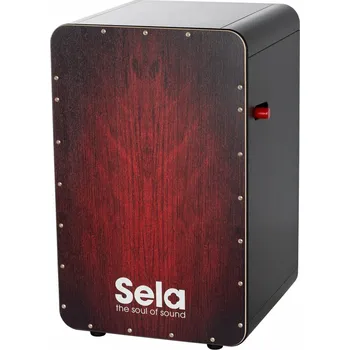 Sela SE 047 CaSela Pro Black/Red Dragon Dřevěný cajon (Jako nové)