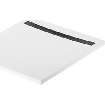 Sprchová vanička CERSANIT 3D Sprchová vanička Cersanit Kontra 100x90 obdélníková, bílá ,kryt černý, S207-004 S207-004