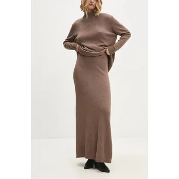 Dámská sukně Vlněná sukně Answear.LAB 9656.IKK hnědá 88X, vel. S/M