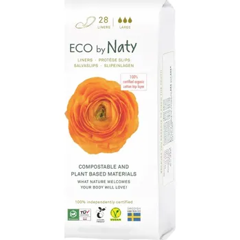 Menstruační vložka Dámské slipové vložky ECO by Naty (28 ks) - super