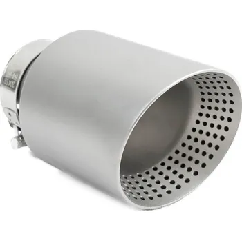 Koncovka výfuku Koncovka výfuku RACES INOX 101mm, vstup 76mm - Kartáčovaný