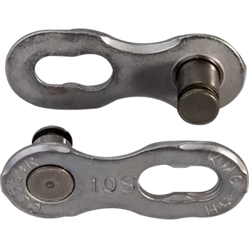 Řetěz na kolo KMC MissingLink 10R EPT Silver (2ks) (Spojka řetězu KMC MissingLink 10R EPT Silver 10)