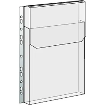 KARTON P+P Průhledný obal na katalogy PVC eurozávěs ,s klopou , 165mic. - 1kus