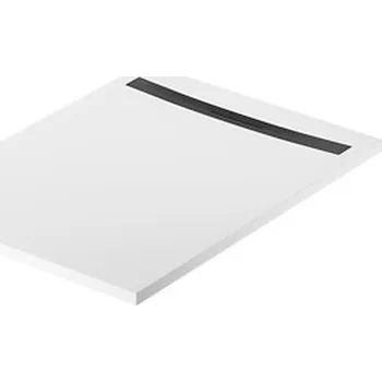 Sprchová vanička CERSANIT 3D Sprchová vanička Cersanit Kontra 120x90 obdélníková, bílá ,kryt černý, S207-007 S207-007