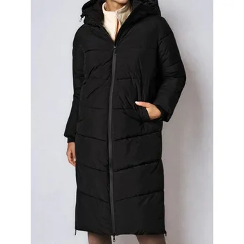 Sinsay - Prošívaný kabát s kapucí - černá - 628FH-99X - 628FH-99X-XXL