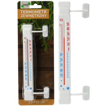 Domácí teploměr VENKOVNÍ TEPLOMĚR 2,5 x 21 CM balení = 12 ks *5793