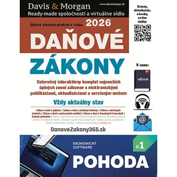 Kniha Daňové zákony 2026 SR XXL ProFi Ekniha