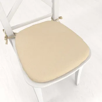 Podsedák Oblý podsedák BKU-108 Krémově béžový - 39x37x3 cm