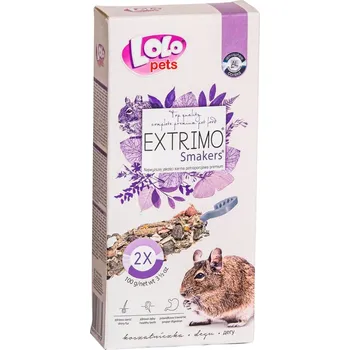 Krmivo pro hlodavce LOLO EXTRIMO SMAKERS tyčinky pro osmáky 2ks/100 g
