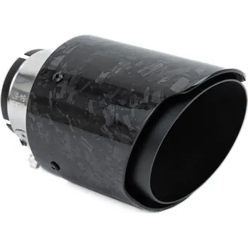 Koncovka výfuku Koncovka výfuku RACES CARBON 114mm, vstup 63.5mm - Kovaný matný