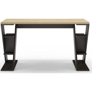 Psací stůl Pracovní stůl s deskou v dubovém dekoru 60x137 cm Butterfly – Marckeric ID_1679554