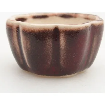 Květináč Mini bonsai miska 4 x 4 x 2 cm červená
