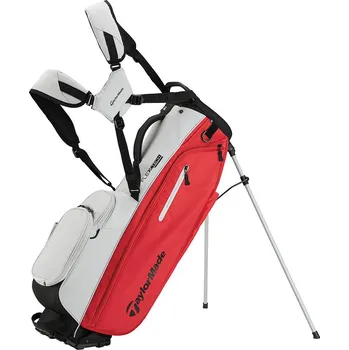 Sportovní taška TaylorMade FlexTech Stand Bag, Silver Red