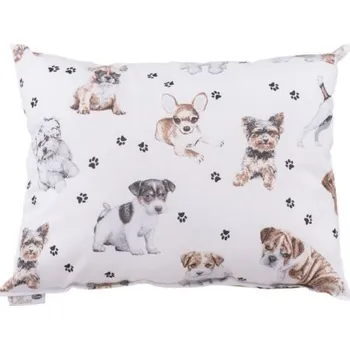 Dekorativní polštářek Pleva Luxusní bylinný polštářek dětský 23x29 vzor D51 pejsci