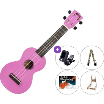 Strunný nástroj Mahalo MR1 SET Pink Sopránové ukulele
