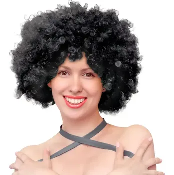 Karnevalová paruka Paruka Afro černá