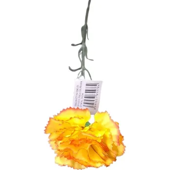 umělá květina Karafiát žlutý