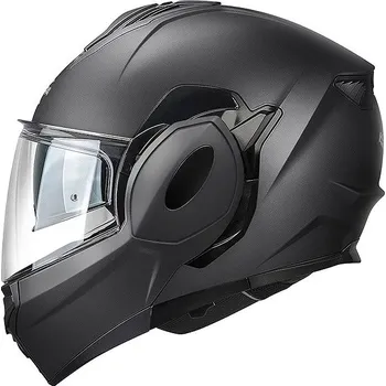 Motodoplněk KAPPA KV55 SOLID - překlopná černá moto přilba 2XL