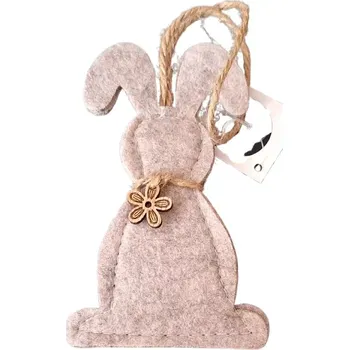Velikonoční dekorace zajíček filc ps3127 (zajíček k zavěšení)