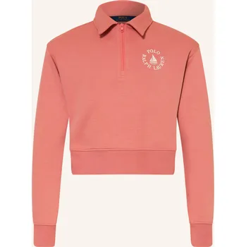Dámská mikina Polo Ralph Lauren Dívčí Sweat-Troyer, lososová, 134