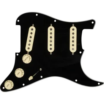 Fender Pre-Wired Strat SSS FAT 50s Black Pickguard