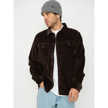 Pánská košile Iriedaily Bubble Cord (dark coffee) L, hnědá