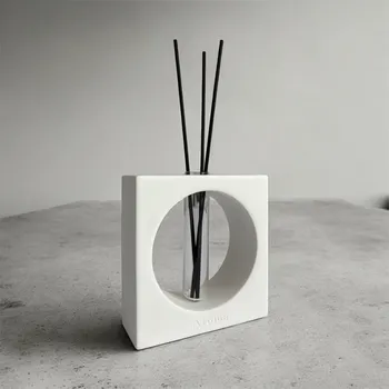 Aroma lampa Designový aroma difuzér - čtverec (bílý)