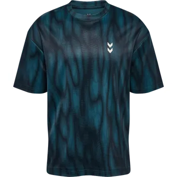 Pánská móda Triko Hummel HIIT AOP Loose S/S 230129-7280 Velikost S