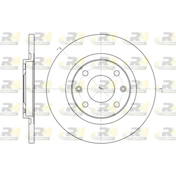 Brzdový kotouč Brzdový kotouč ROADHOUSE 6536.00