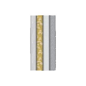 Papír Clairefontaine Cocooning - balicí papír - 2 x 0,7 m, mix motivů