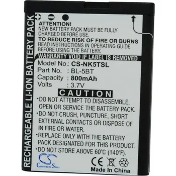 Baterie Cameron Sino CS-NK5TSL pro Nokia N75 - neoriginální