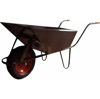 Kolečko Stavební kolečko AWTools 85L hnědé s krytem kola