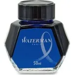 Lahvičkový inkoust WATERMAN tmavě modrý omyvatelný, 50 ml