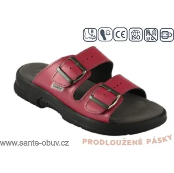 Dámská zdravotní obuv SANTÉ N/517/34P/P76/CP MAGENTA zdravotní PRACOVNÍ pantofel, --- - 37