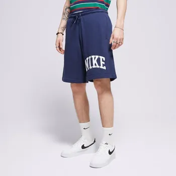 Nike Šortky M Nk Club Ft Short Aplq Arch Tmavomodrá S