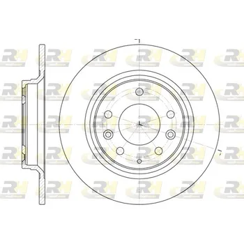 Brzdový kotouč Brzdový kotouč ROADHOUSE 6881.00