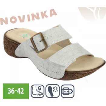 Dámská zdravotní obuv SANTÉ N/109/5/11 ŠEDÁ zdravotní pantofel vel.36-42, --- - 39