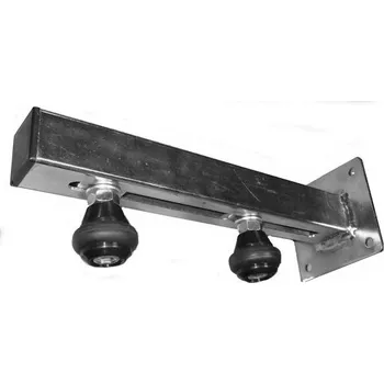 Horní vedení komplet vč. držáku, nastavitelné, 2ks pogumovaných rolen