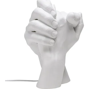 Lampička Seletti Bílá porcelánová stolní lampa With Me