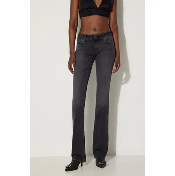 Dámské džíny Džíny Fiorucci Faded Black Low Rise Bootcut Jeans, 27, černá, 99X