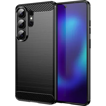 Pouzdro na mobilní telefon Techsuit Carbon Silicone pro Samsung Galaxy S26 Ultra černý
