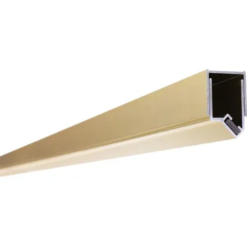 Sprchové dveře Rea Montana, boční profil a magnetická lišta 200 cm, zlatá matná, REA-K6388