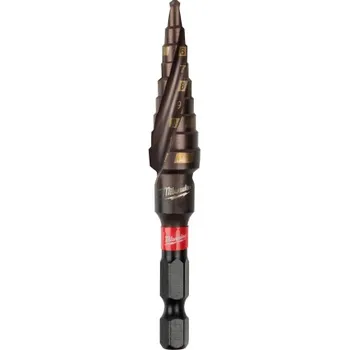 MILWAUKEE Stupňovité vrtáky SHOCKWAVE IMPACT DUTY 4 – 12 mm / 1″ 48899261