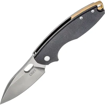 kapesní nůž CRKT PILAR® III ČERNÝ SE STŘÍBRNOU ČEPELÍ Z OCELI D2 CR-5317D2