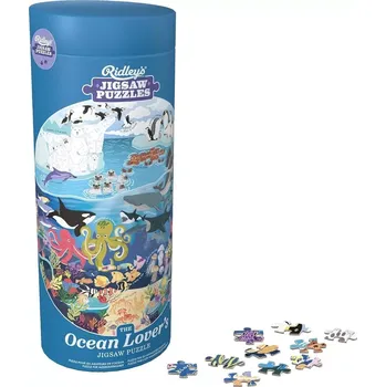 Puzzle Kulaté puzzle pro milovníky oceánů 1000 dílků RIDLEY'S GAMES