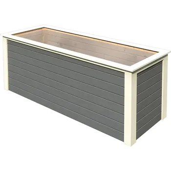 Vyvýšený záhon LANIT PLAST Vyvýšený záhon KARIBU HOCHBEET 282 terragrau 254x94x92 cm šedý